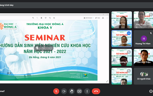 Chương trình Seminar "Hướng dẫn sinh viên Nghiên cứu khoa học"